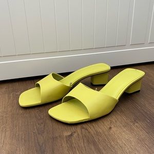 Zara Green Mules
